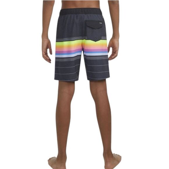 Hurley Boys Swim Short Color Black Size 4 - Picture 2 of 12